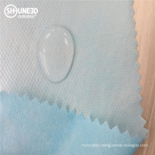 Medical  Blue Waterproof Anti-Bacteria PP Spunbond Non Woven Fabric Roll  Anti-resistant Polypropylene Fabric with PE film